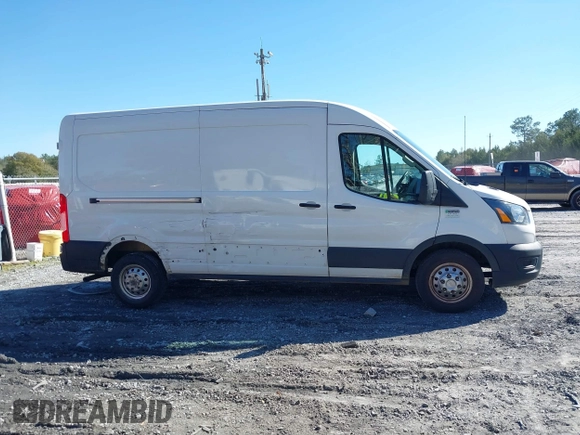 2023 Ford Transit Cargo with VIN 1FTBR2C8XPKA33372, listed as a IAAI auction lot 41735299 with 56,777 mi miles and . Bid and sale history available at DreamBid. Image 13.