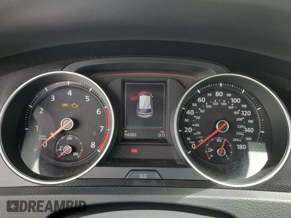 2015 Volkswagen GTI S with VIN 3VWYT7AU2FM045576, listed as a Copart auction lot 53338075 with 94,486 mi miles and Salvage Title. Bid and sale history available at DreamBid. Image 9.
