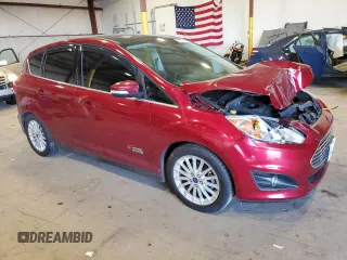 2015 Ford C-Max Energi SEL with VIN 1FADP5CU3FL119103, listed as a Copart auction lot 51392184 with 121,308 mi miles. Bid and sale history available at carsss.com. Image 4.