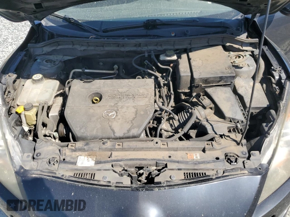 2013 Mazda 3 i SV with VIN JM1BL1TF1D1729453, listed as a Copart auction lot 50453525 with 175,441 mi miles and Salvage title. Bid and sale history available at DreamBid. Image 11.