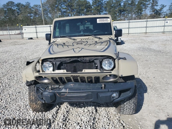 2018 Jeep Wrangler JK Unlimited Sport S with VIN 1C4BJWDG2JL871384, listed as a Copart auction lot 49990495 with 66,770 mi miles and Salvage Title. Bid and sale history available at carsss.com. Image 5.
