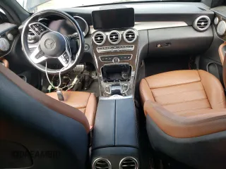 2021 Mercedes-Benz C 300 with VIN W1KWK8DB4MG054872, listed as a Copart auction lot 68717524 with Not Provided miles and Salvage Title. Bid and sale history available at DreamBid. Image 8.