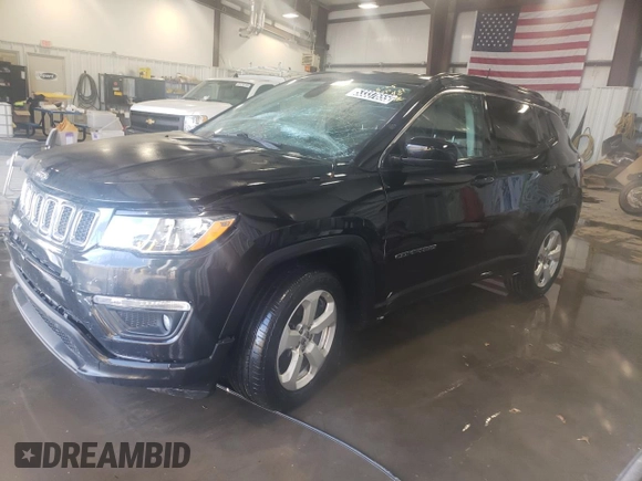 2018 Jeep Compass Latitude with VIN 3C4NJCBB1JT502541, listed as a Copart auction lot 53337655 with 125,058 mi miles and Clean title. Bid and sale history available at DreamBid. Image 1.