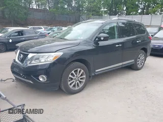 2014 Nissan Pathfinder S with VIN 5N1AR2MM6EC701890, listed as a IAAI auction lot 42280836 with 132,479 mi miles and . Bid and sale history available at DreamBid. Image 2.