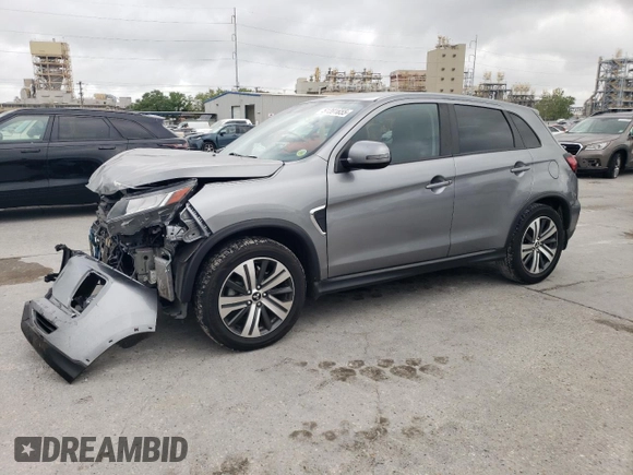 2022 Mitsubishi Outlander Sport SE with VIN JA4APVAU5NU008300, listed as a Copart auction lot 51391655 with 53,979 mi miles and Salvage Title. Bid and sale history available at carsss.com. Image 1.
