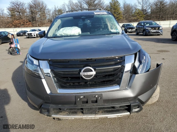 2024 Nissan Pathfinder SL with VIN 5N1DR3CD2RC206418, listed as a Copart auction lot 43750125 with 0 mi miles and Salvage Title. Bid and sale history available at carsss.com. Image 5.