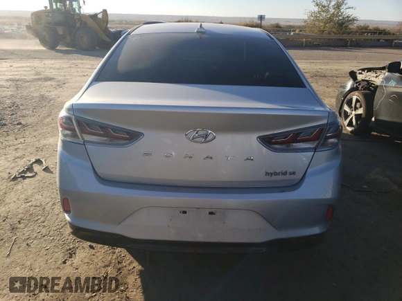 2018 Hyundai Sonata Hybrid SE with VIN KMHE24L39JA086803, listed as a Copart auction lot 80312534 with 0 mi miles and Clean Title. Bid and sale history available at carsss.com. Image 6.