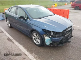 2018 Ford Fusion SE with VIN 3FA6P0HD3JR255374, listed as a IAAI auction lot 42379429 with 103,558 mi miles and . Bid and sale history available at DreamBid. Image 1.