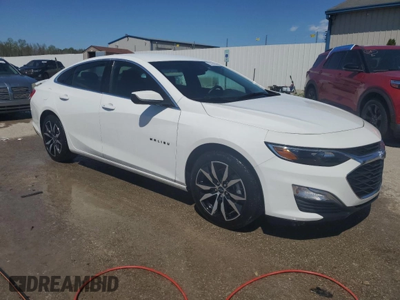 2023 Chevrolet Malibu RS with VIN 1G1ZG5ST6PF253170, listed as a Copart auction lot 52100645 with 19,005 mi miles and Salvage Title. Bid and sale history available at DreamBid. Image 4.