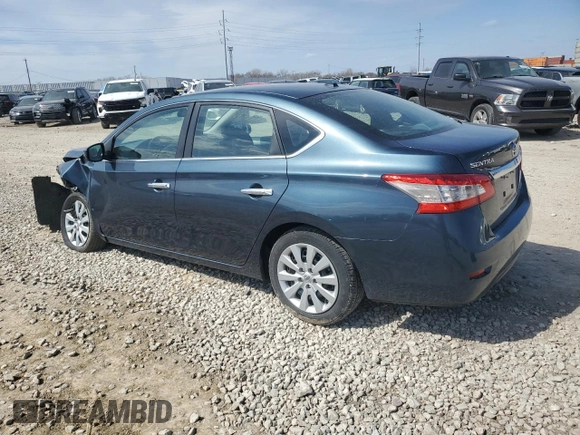2014 Nissan Sentra SV with VIN 3N1AB7AP7EY220027, listed as a Copart auction lot 50780745 with 67,358 mi miles and Salvage title. Bid and sale history available at DreamBid. Image 2.