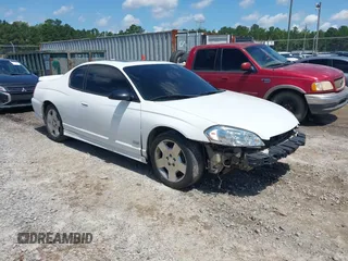 2006 Chevrolet Monte Carlo SS with VIN 2G1WL16C769381149, listed as a IAAI auction lot 42521112 with 228,510 mi miles and . Bid and sale history available at DreamBid. Image 1.