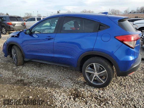 2021 Honda HR-V EX with VIN 3CZRU6H53MM733865, listed as a Copart auction lot 45869125 with 41,680 mi miles and Salvage Title. Bid and sale history available at carsss.com. Image 1.