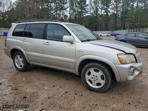 2006 Toyota Highlander w/3rd Row with VIN JTEDP21A060101902, listed as a Copart auction lot 49161235 with 162,403 mi miles and Salvage Title. Bid and sale history available at carsss.com. Image 4.