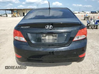 2013 Hyundai Accent GLS with VIN KMHCT4AE3DU394772, listed as a Copart auction lot 53998105 with 130,026 mi miles and Salvage Title. Bid and sale history available at carsss.com. Image 6.