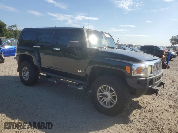 2006 Hummer H3 with VIN 5GTDN136168177314, listed as a Copart auction lot 72160924 with 186,429 mi miles and Clean Title. Bid and sale history available at carsss.com. Image 4.