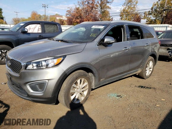2016 Kia Sorento LX with VIN 5XYPGDA38GG179368, listed as a Copart auction lot 76498914 with 44,709 mi miles and Non Repairable. Bid and sale history available at DreamBid. Image 1.