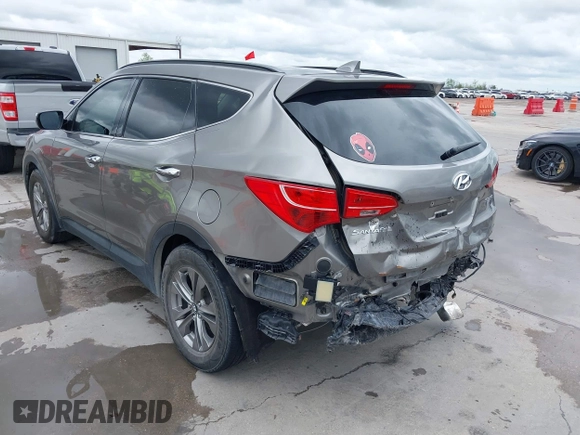 2014 Hyundai Santa Fe with VIN 5XYZU3LB2EG155127, listed as a IAAI auction lot 41864518 with Not provided miles and . Bid and sale history available at DreamBid. Image 3.