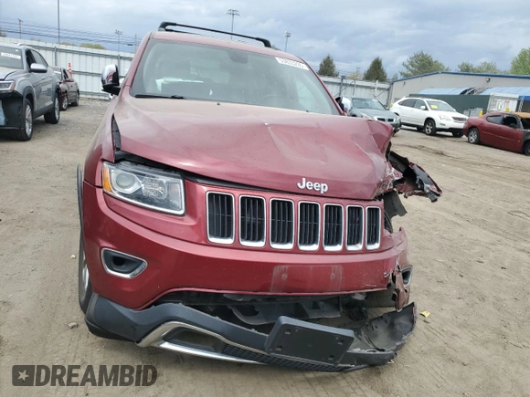 2014 Jeep Grand Cherokee Limited with VIN 1C4RJFBG3EC101265, listed as a Copart auction lot 53833235 with Not Provided miles and Salvage Title. Bid and sale history available at DreamBid. Image 5.