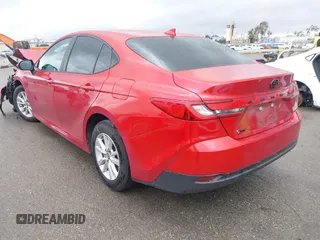 2025 Toyota Camry LE with VIN 4T1DAACK1SU048163, listed as a IAAI auction lot 41792637 with Not Provided miles and . Bid and sale history available at DreamBid. Image 3.