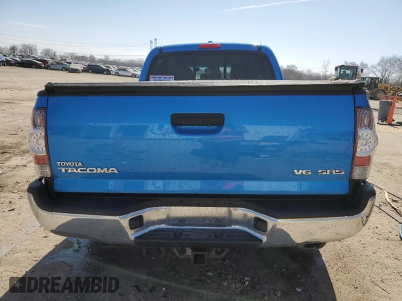 2010 Toyota Tacoma with VIN 3TMMU4FN2AM020281, listed as a Copart auction lot 48554845 with 62,491 mi miles and Salvage Title. Bid and sale history available at carsss.com. Image 6.