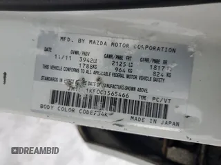 2012 Mazda 3 GX with VIN JM1BL1KF0C1565466, listed as a Copart auction lot 88337645 with 169,713 mi miles and Clean Title. Bid and sale history available at carsss.com. Image 12.