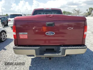 2005 Ford F-150 XLT with VIN 1FTPX12535NB09877, listed as a Copart auction lot 64126145 with 72,004 mi miles and Non repairable. Bid and sale history available at DreamBid. Image 6.