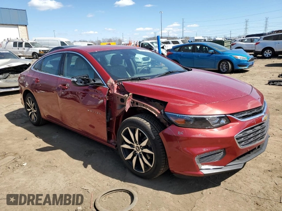 2016 Chevrolet Malibu LT with VIN 1G1ZF5SX9GF267361, listed as a Copart auction lot 53273495 with 41,386 mi miles and Clean Title. Bid and sale history available at DreamBid. Image 4.