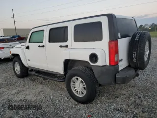 2007 Hummer H3 SUV with VIN 5GTDN13E078177927, listed as a Copart auction lot 75009904 with 127,160 mi miles and Salvage Title. Bid and sale history available at carsss.com. Image 2.