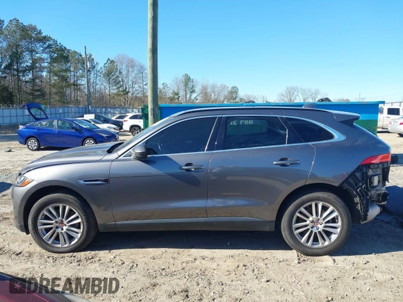 2018 Jaguar F-Pace 25t Prestige with VIN SADCK2FXXJA326749, listed as a IAAI auction lot 41292506 with 34,643 mi miles and . Bid and sale history available at DreamBid. Image 15.