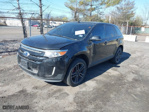 2013 Ford Edge SEL with VIN 2FMDK4JC3DBC20325, listed as a IAAI auction lot 42056079 with 154,103 mi miles. Bid and sale history available at carsss.com. Image 2.