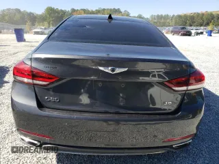 2018 Genesis G80 3.8L with VIN KMHGN4JE0JU225008, listed as a Copart auction lot 75508824 with 98,453 mi miles and Clean Title. Bid and sale history available at carsss.com. Image 6.