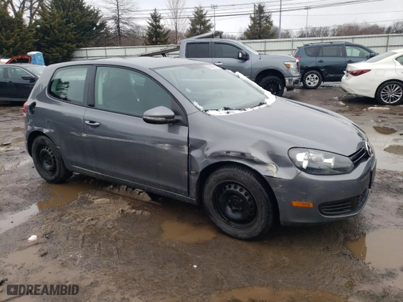 2013 Volkswagen Golf w/Conv & Sunroof with VIN WVWBB7AJ0DW119981, listed as a Copart auction lot 45089665 with 50,188 mi miles and Salvage Title. Bid and sale history available at carsss.com. Image 4.
