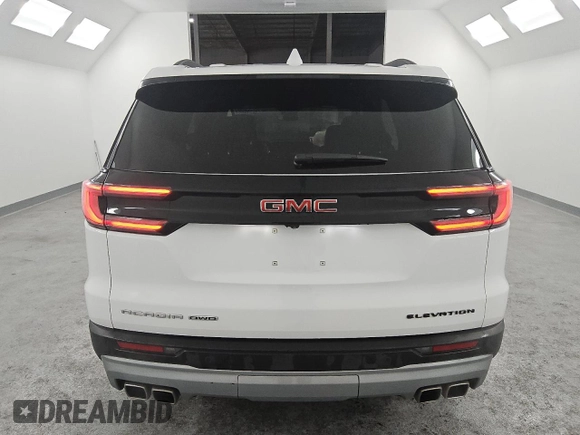 2024 GMC Acadia AWD Elevation z VIN 1GKENNKSXRJ193062, wystawiony jako Copart lot #47881255 z przebiegiem 20 776 mil mil oraz Czysty tytuł • Clean title. Historia ofert i sprzedaży dostępna na DreamBid. Obrazek 6.