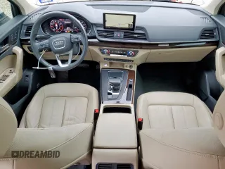 2018 Audi Q5 Premium Plus z VIN WA1BNAFY1J2182353, wystawiony jako Copart lot #58985335 z przebiegiem 52 367 mil mil oraz Szkoda całkowita • Salvage title. Historia ofert i sprzedaży dostępna na DreamBid. Obrazek 8.