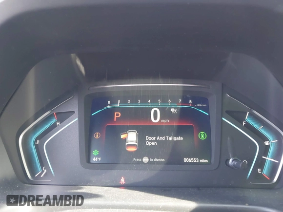 2024 Honda Odyssey EX-L with VIN 5FNRL6H6XRB070789, listed as a IAAI auction lot 41333384 with 6,553 mi miles and . Bid and sale history available at DreamBid. Image 7.