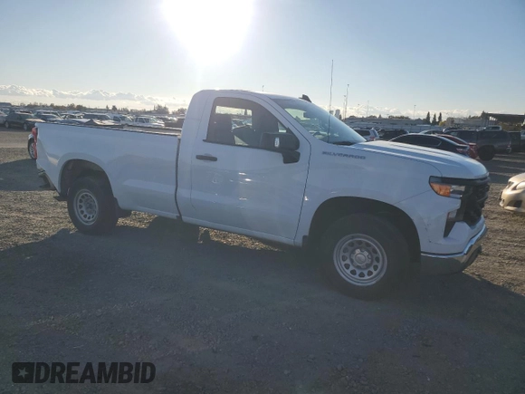 2022 Chevrolet Silverado 1500 Work Truck with VIN 3GCNAAEK2NG568823, listed as a Copart auction lot 81244164 with 48,007 mi miles and Clean Title. Bid and sale history available at DreamBid. Image 4.