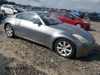 2004 Nissan 350Z Touring with VIN JN1AZ34D24M103656, listed as a Copart auction lot 55100955 with 130,561 mi miles and Salvage title. Bid and sale history available at DreamBid. Image 4.