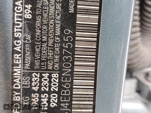 2014 Mercedes-Benz CLA 250 с VIN WDDSJ4EB6EN037559, выставлен на аукционе Copart как лот 60333795 с пробегом 152 207 миль миль и Чистый • Clean title. История ставок и продаж доступна на DreamBid. Изображение 12.