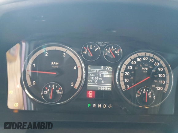 2011 Dodge 2500 SLT with VIN 3D7UT2HL5BG541861, listed as a Copart auction lot 85978654 with 146,649 mi miles and Salvage Title. Bid and sale history available at DreamBid. Image 9.