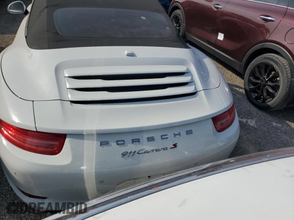 2015 Porsche 911 Carrera S with VIN WP0CB2A91FS155329, listed as a Copart auction lot 74730104 with 0 mi miles and Salvage Title. Bid and sale history available at carsss.com. Image 6.