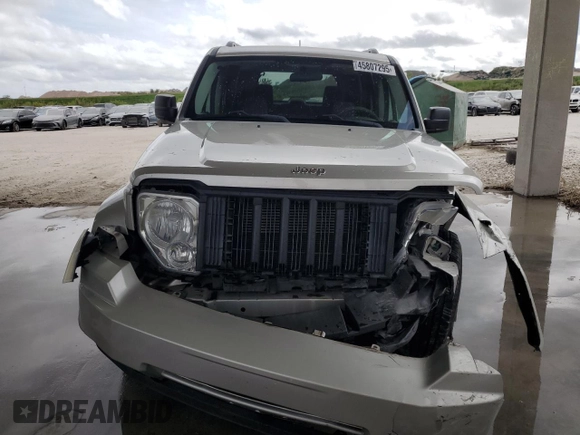 2009 Jeep Liberty Sport with VIN 1J8GN28K29W519314, listed as a Copart auction lot 45807295 with 126,665 mi miles and Salvage Title. Bid and sale history available at carsss.com. Image 5.