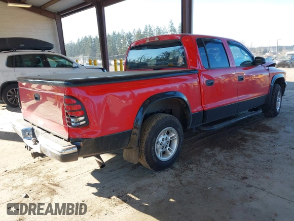 2001 Dodge Dakota Sport with VIN 1B7GL2AN81S106374, listed as a IAAI auction lot 41435940 with 183,540 mi miles. Bid and sale history available at carsss.com. Image 4.