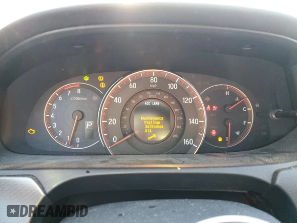 2016 Honda Accord Touring with VIN 1HGCT2B08GA002551, listed as a Copart auction lot 49298025 with 3,618 mi miles and Salvage Title. Bid and sale history available at DreamBid. Image 9.