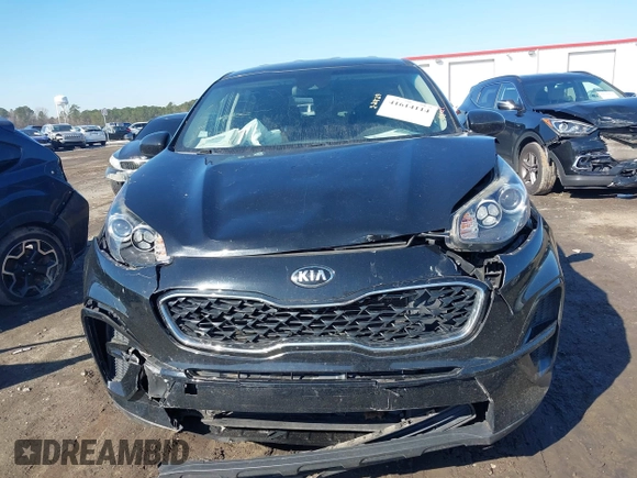2020 Kia Sportage LX with VIN KNDPM3ACXL7808431, listed as a IAAI auction lot 41614114 with 123,400 mi miles. Bid and sale history available at carsss.com. Image 11.
