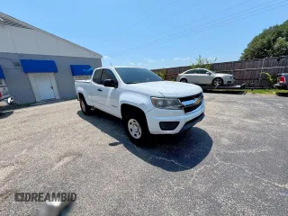 2018 Chevrolet Colorado 2WD Work Truck z VIN 1GCHSBEA2J1192818, wystawiony jako Copart lot #66753175 z przebiegiem 171 130 mil mil oraz Czysty tytuł • Clean title. Historia ofert i sprzedaży dostępna na DreamBid. Obrazek 1.