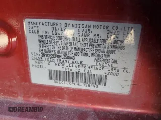 2017 Nissan Note SV with VIN 3N1CE2CP0HL358543, listed as a Copart auction lot 47798275 with 100,721 mi miles and Salvage Title. Bid and sale history available at DreamBid. Image 13.