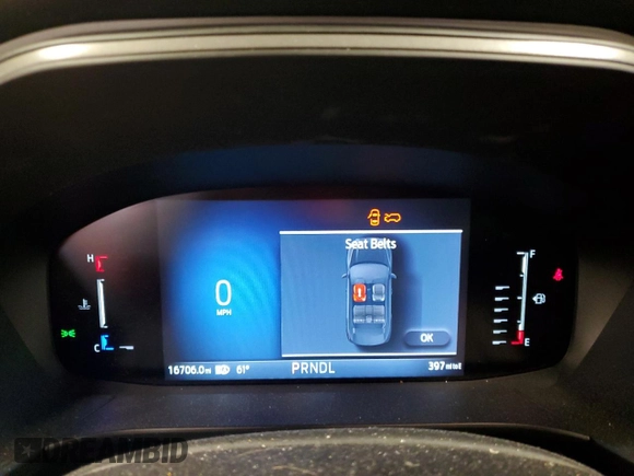 2023 Ford Escape Active with VIN 1FMCU0GZ5PUA75846, listed as a Copart auction lot 77788094 with 16,706 mi miles and Clean Title. Bid and sale history available at DreamBid. Image 9.