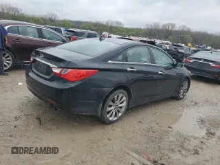 2012 Hyundai Sonata SE with VIN 5NPEC4AB1CH433614, listed as a Copart auction lot 52030405 with 192,023 mi miles and Salvage Title. Bid and sale history available at carsss.com. Image 3.