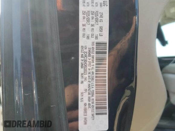 2013 Chrysler Town & Country Touring with VIN 2C4RC1BG4DR539523, listed as a Copart auction lot 68382764 with 168,373 mi miles and Salvage Title. Bid and sale history available at DreamBid. Image 13.