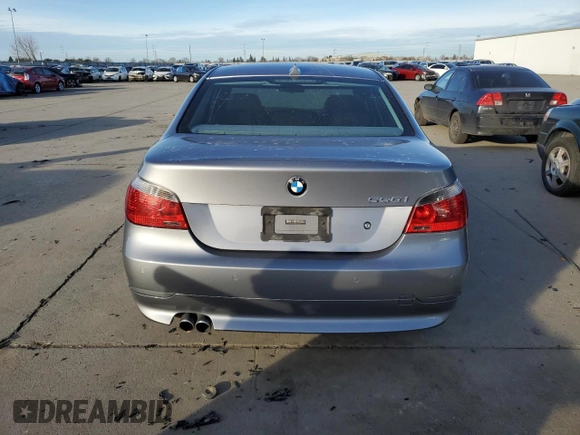 2006 BMW 5 Series 550i with VIN WBANB535X6CP00200, listed as a Copart auction lot 87271514 with 241,153 mi miles and Clean Title. Bid and sale history available at DreamBid. Image 6.